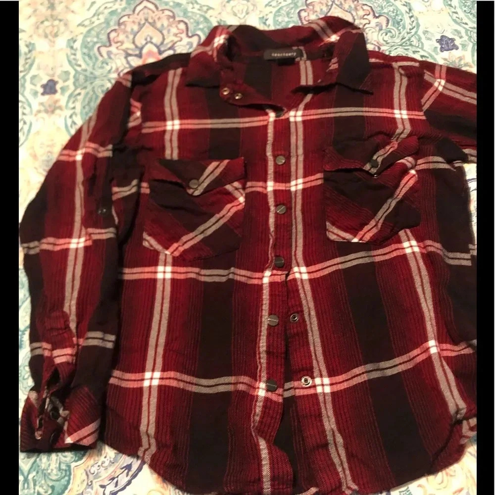 Rayon Plaid shirt